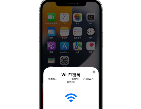 大丰镇苹果15维修店分享iPhone15如何共享Wi-Fi密码 